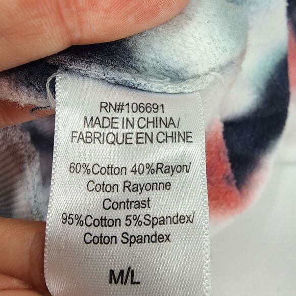 Young Fabulous & Broke YFB Raissa Hoodie Tie Dye Oversized Dolman Sleeve M/L - Picture 7 of 7